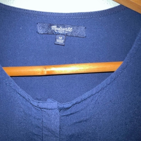 MADEWELL Navy Novella Tank Size Medium - Picture 6 of 9